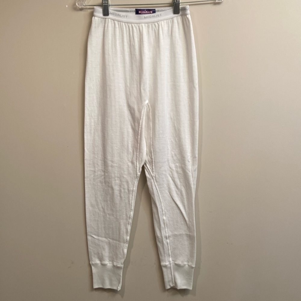 Medalist White Men’s Long-john’s